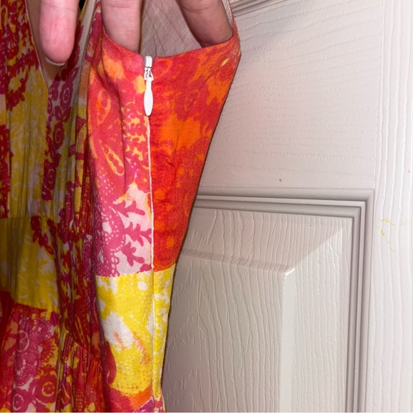 Madison Cotton Tiered Boho Cottagecore Maxi Dress - Picture 4 of 13